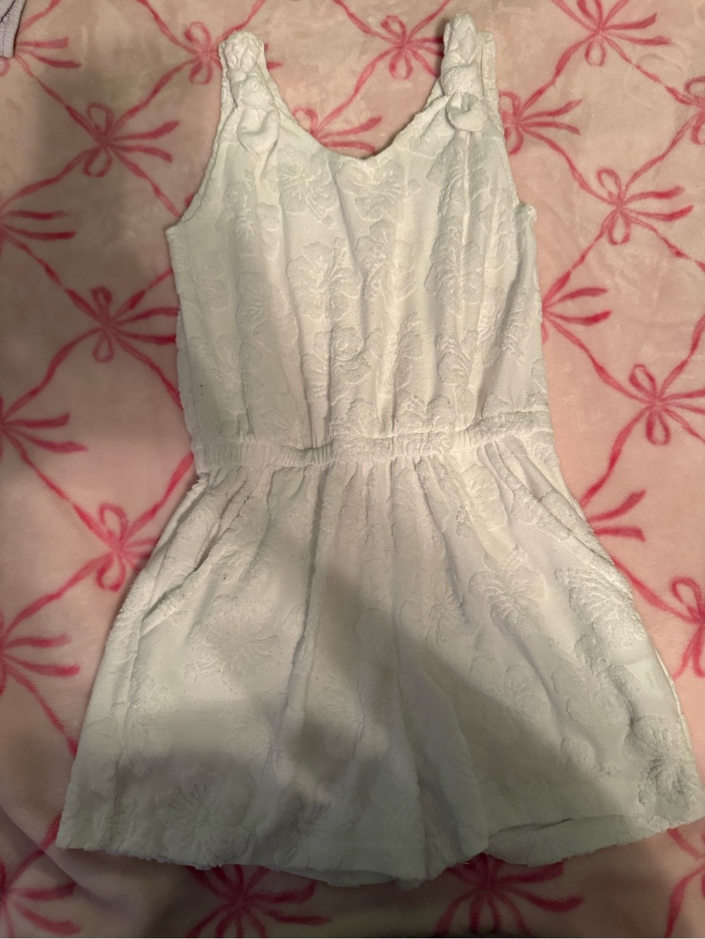 Falls Creek White Lace Sleeveless Romper